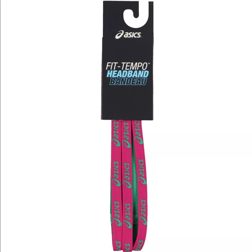 Asics Fit-Tempo Headband Pink Green